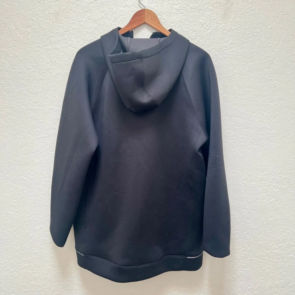 The North Face Mens Black Full Zip Neoprene Style Technical Hoodie L Gorpcore